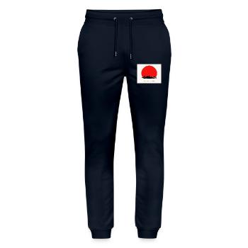 Red Sun Rennwagen: Land der Geschwindigkeit - Stanley/Stella Unisex Bio Jogginghose Mover  - Navy - Vorne - Marisol (170cm) & Nik (191cm)