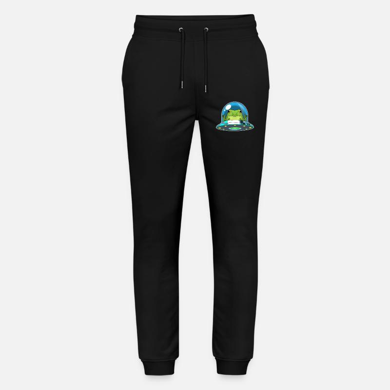 Frog Spaceship Space - Pantalon de jogging bio MOVER Stanley/Stella unisexe - noir