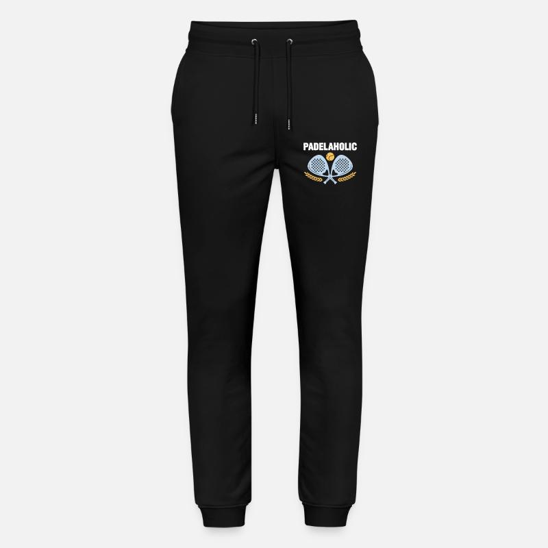 Padel Tennis Padelaholic - Stanley/Stella Unisex Bio Jogginghose Mover  - Schwarz