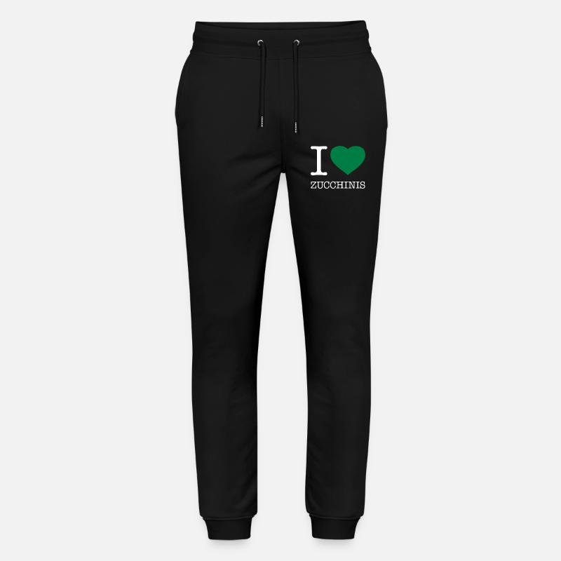 J’ADORE LES COURGETTES - Pantalon de jogging bio MOVER Stanley/Stella unisexe - noir