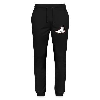 New Shoes - Stanley/Stella Mover Unisex Organic Jogging Trousers - black - Front - Marisol (170cm) & Nik (191cm)