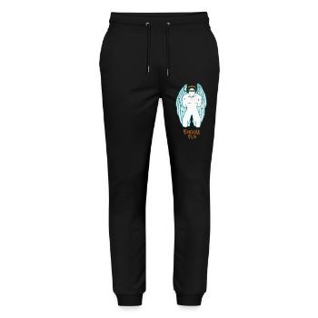 Ange gardien - Pantalon de jogging bio MOVER Stanley/Stella unisexe - noir - Devant - Marisol (170cm) & Nik (191cm)