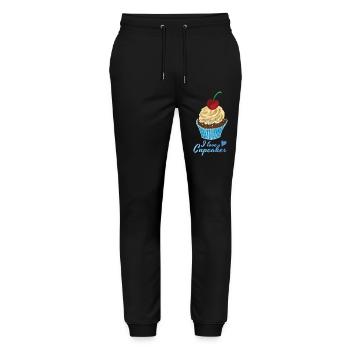 I love cupcakes - Stanley/Stella Mover Unisex Organic Jogging Trousers - black - Front - Marisol (170cm) & Nik (191cm)
