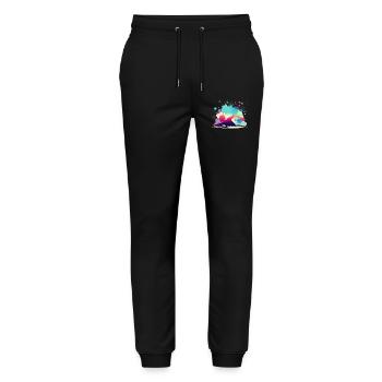 Swimmer, Swimming Woman, Swimming Instructor - Stanley/Stella Mover Unisex Organic Jogging Trousers - black - Front - Marisol (170cm) & Nik (191cm)
