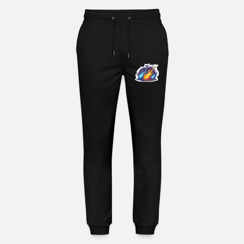 Labor-Geek-Quadrantiden-Meteorregen-Laborexperiment - Stanley/Stella Unisex Bio Jogginghose Mover  - Schwarz