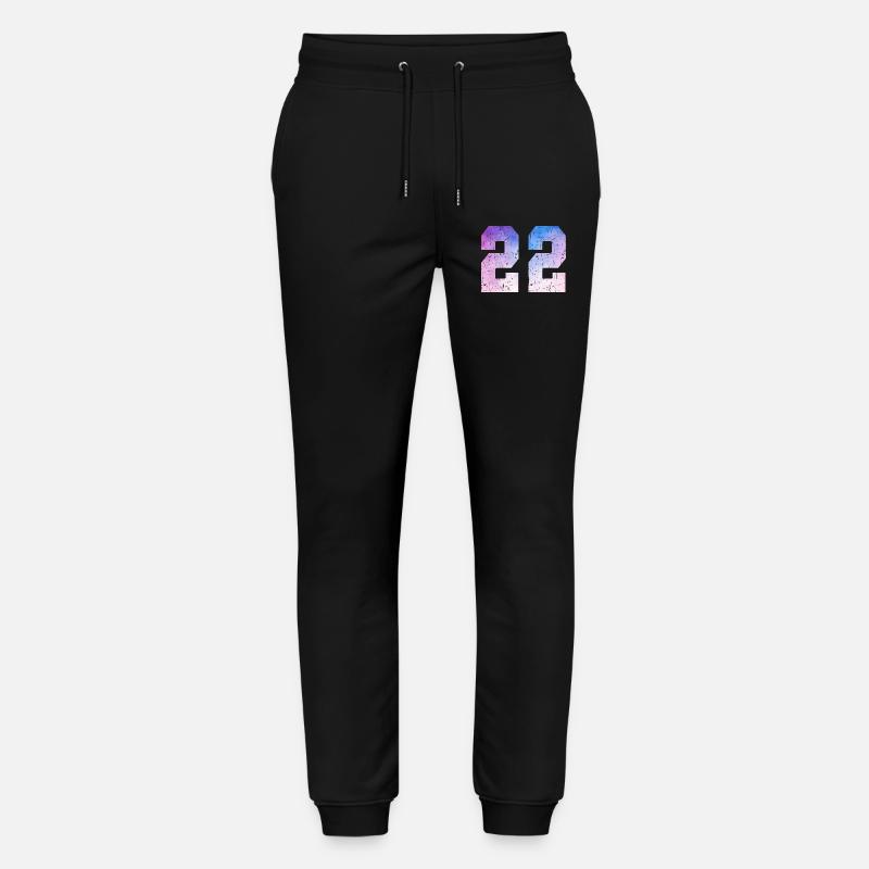 Ausgabe 22 – 22. Jubiläumsgeschenk - Stanley/Stella Unisex Bio Jogginghose Mover  - Schwarz