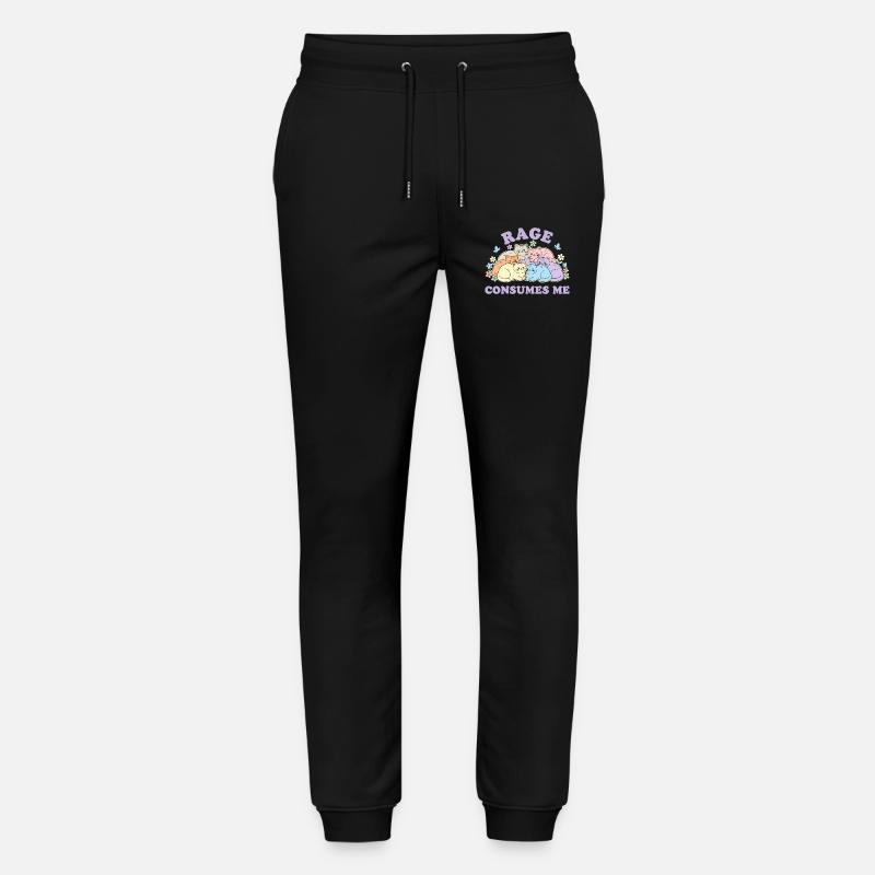 Pastel Cats Cuddly Cloud - Stanley/Stella Mover Unisex Organic Jogging Trousers - black