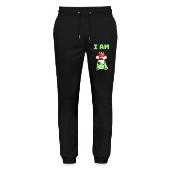 I am L! - Stanley/Stella Mover Unisex Organic Jogging Trousers - black - Front - Marisol (170cm) & Nik (191cm)