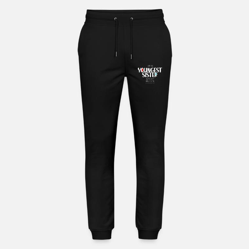 Sœur cadette - Pantalon de jogging bio MOVER Stanley/Stella unisexe - noir