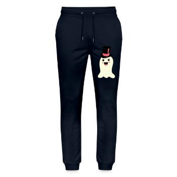 geist - Stanley/Stella Unisex Bio Jogginghose Mover  - Navy - Vorne - Marisol (170cm) & Nik (191cm)