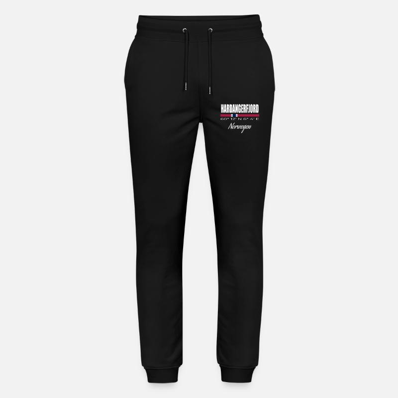 Hardangerfjord - Stanley/Stella Unisex Bio Jogginghose Mover - Schwarz