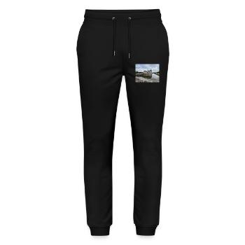Castle of Vaux le Vicomte - Stanley/Stella Mover Unisex Organic Jogging Trousers - black - Front - Marisol (170cm) & Nik (191cm)