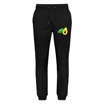 Avocado skull - Stanley/Stella Mover Unisex Organic Jogging Trousers - black - Front - Marisol (170cm) & Nik (191cm)
