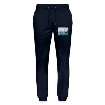 Tag Without a Name - Stanley/Stella Mover Unisex Organic Jogging Trousers - navy - Front - Marisol (170cm) & Nik (191cm)