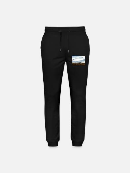 Winter landscape in Iceland - Stanley/Stella Mover Unisex Organic Jogging Trousers - black