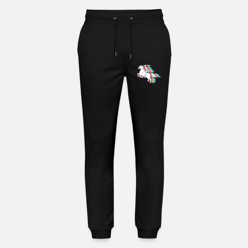 Pferderennen - Stanley/Stella Unisex Bio Jogginghose Mover - Schwarz