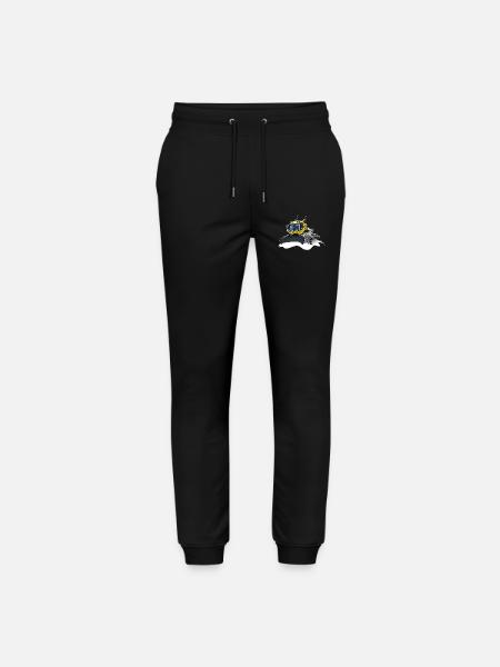 yellow snow shovel snow - Stanley/Stella Mover Unisex Organic Jogging Trousers - black