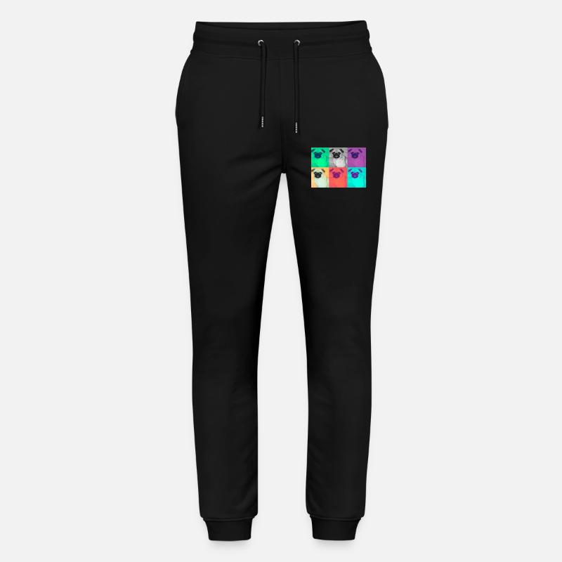Pop Art Hund Design - Stanley/Stella Unisex Bio Jogginghose Mover  - Schwarz