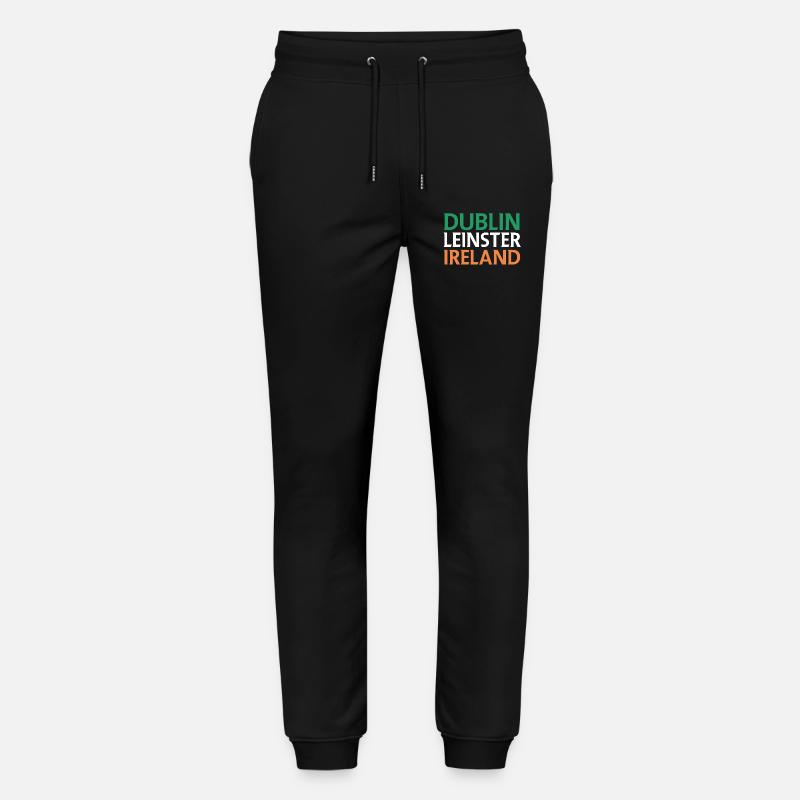 Dublin – Irlande Textdesign - Pantalon de jogging bio MOVER Stanley/Stella unisexe - noir