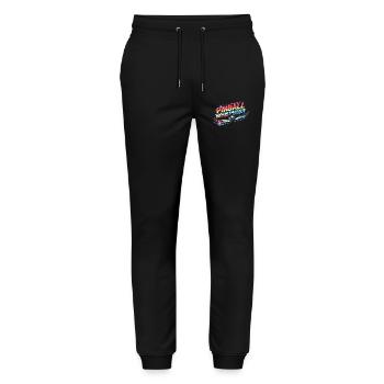 Pinball Whisperer Pinball Player - Stanley/Stella Mover Unisex Organic Jogging Trousers - black - Front - Marisol (170cm) & Nik (191cm)