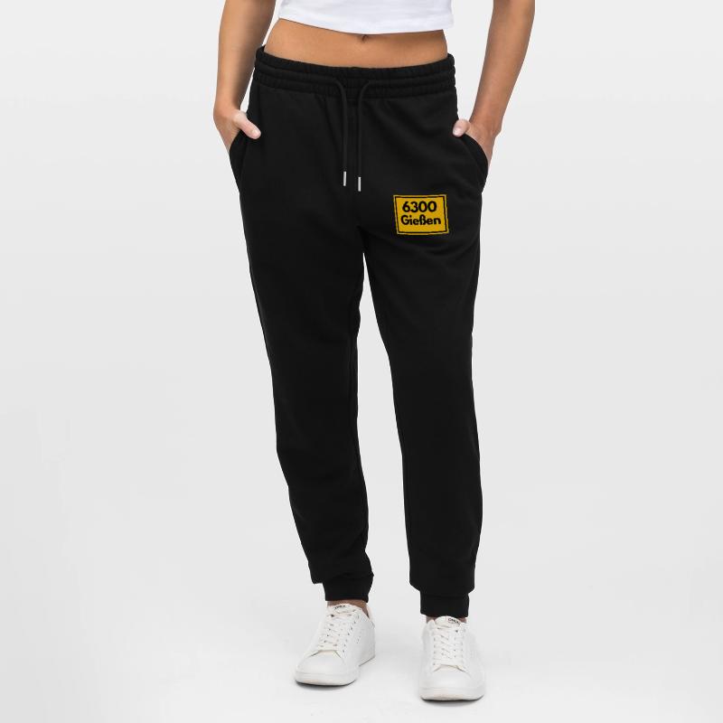 OLD POSTCODE ZIP CODE RETRO 6300 GIESSEN Stanley/Stella Mover Unisex Organic Jogging Trousers