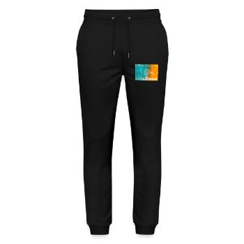 Balearen - Stanley/Stella Unisex Bio Jogginghose Mover  - Schwarz - Vorne - Marisol (170cm) & Nik (191cm)