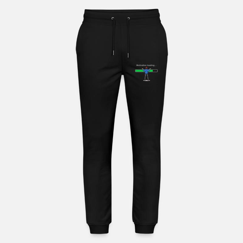 Motivation Loading… Please Wait - Stanley/Stella Mover Unisex Organic Jogging Trousers - black