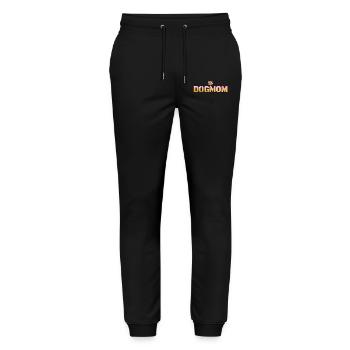 Maman chien - Pantalon de jogging bio MOVER Stanley/Stella unisexe - noir - Devant - Marisol (170cm) & Nik (191cm)