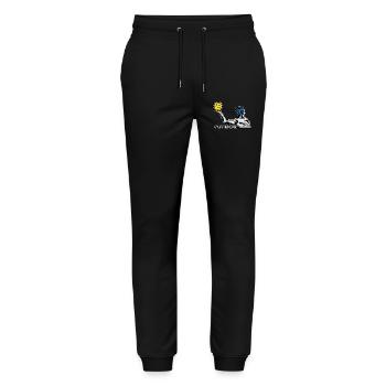 Wasserball - Stanley/Stella Unisex Bio Jogginghose Mover  - Schwarz - Vorne - Marisol (170cm) & Nik (191cm)