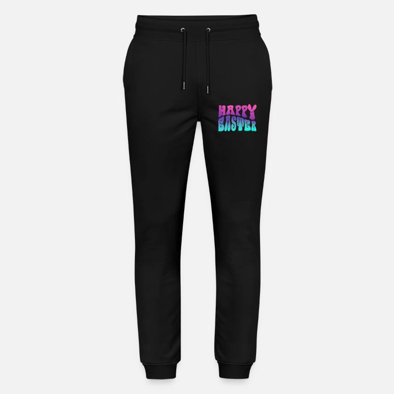 Lettrage de Pâques - Pantalon de jogging bio MOVER Stanley/Stella unisexe - noir