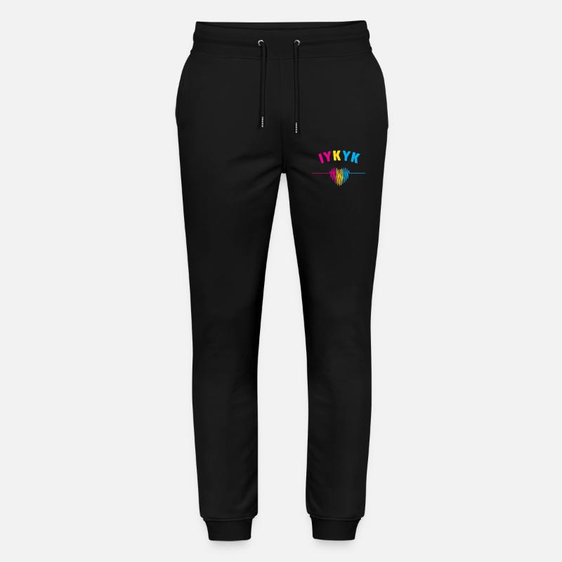 LGBT Pride Monat - IYKYK Pansexual - Stanley/Stella Unisex Bio Jogginghose Mover  - Schwarz