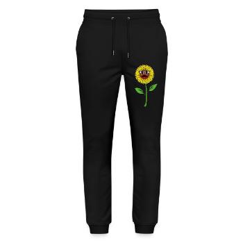 Sunflower Sunflower Garden Gardener Flower - Stanley/Stella Mover Unisex Organic Jogging Trousers - black - Front - Marisol (170cm) & Nik (191cm)