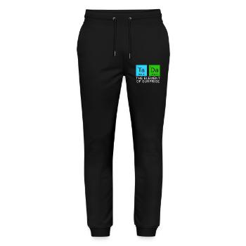 The Element Of Surprise - Stanley/Stella Mover Unisex Organic Jogging Trousers - black - Front - Marisol (170cm) & Nik (191cm)