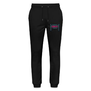 Welcome to Kabukicho - Pantalon de jogging bio MOVER Stanley/Stella unisexe - noir - Devant - Marisol (170cm) & Nik (191cm)