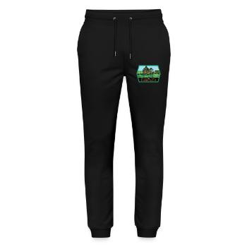 Armorique Nature Authentique Regional Nature Nature Park - Stanley/Stella Mover Unisex Organic Jogging Trousers - black - Front - Marisol (170cm) & Nik (191cm)
