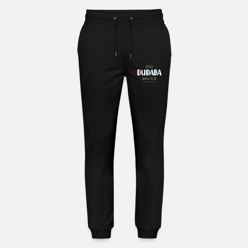 J’avais l’habitude de douter (sombre) - Pantalon de jogging bio MOVER Stanley/Stella unisexe - noir