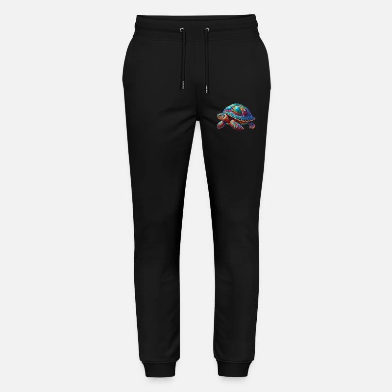 Turtle - Stanley/Stella Mover Unisex Organic Jogging Trousers - black