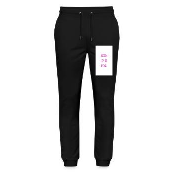Blue Sea Nature Good morning Instagram Story - Stanley/Stella Unisex Bio Jogginghose Mover  - Schwarz - Vorne - Marisol (170cm) & Nik (191cm)