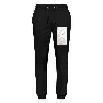 SMILE - Stanley/Stella Mover Unisex Organic Jogging Trousers - black - Front - Marisol (170cm) & Nik (191cm)