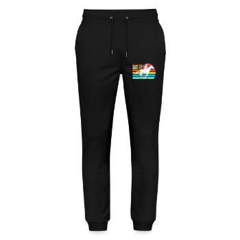 Race Day Retro Horse Racing Track Day Pride - Stanley/Stella Mover Unisex Organic Jogging Trousers - black - Front - Marisol (170cm) & Nik (191cm)