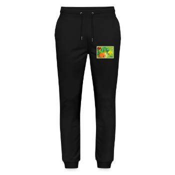 fruit village - Stanley/Stella Mover Unisex Organic Jogging Trousers - black - Front - Marisol (170cm) & Nik (191cm)
