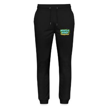 Hustle Hard - It Will Be Worth It - Stanley/Stella Unisex Bio Jogginghose Mover  - Schwarz - Vorne - Marisol (170cm) & Nik (191cm)