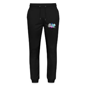 dubstep - Pantalon de jogging bio MOVER Stanley/Stella unisexe - noir - Devant - Marisol (170cm) & Nik (191cm)