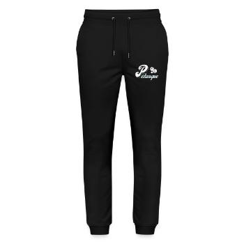 pétanque, fan de pétanque, bouliste - Pantalon de jogging bio MOVER Stanley/Stella unisexe - noir - Devant - Marisol (170cm) & Nik (191cm)