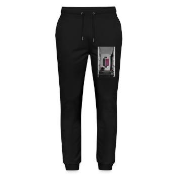 Grey Copenhagen - Stanley/Stella Mover Unisex Organic Jogging Trousers - black - Front - Marisol (170cm) & Nik (191cm)