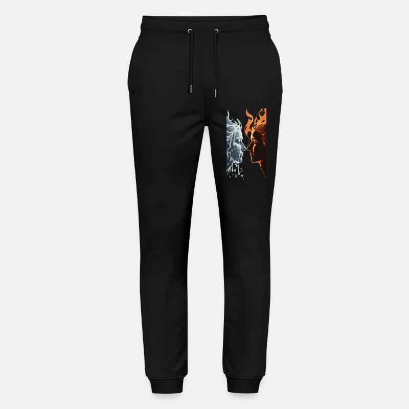 SEELENVERWANDTE VIBES - Stanley/Stella Unisex Bio Jogginghose Mover  - Schwarz