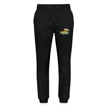 Vacation Caribbean - Stanley/Stella Mover Unisex Organic Jogging Trousers - black - Front - Marisol (170cm) & Nik (191cm)
