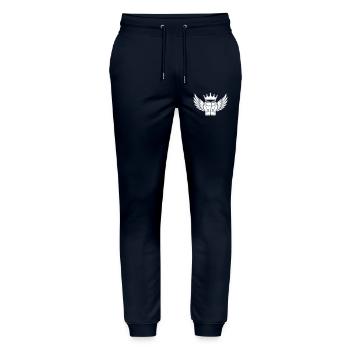 Boxhandschuhe Krone Symbol - Stanley/Stella Unisex Bio Jogginghose Mover  - Navy - Vorne - Marisol (170cm) & Nik (191cm)