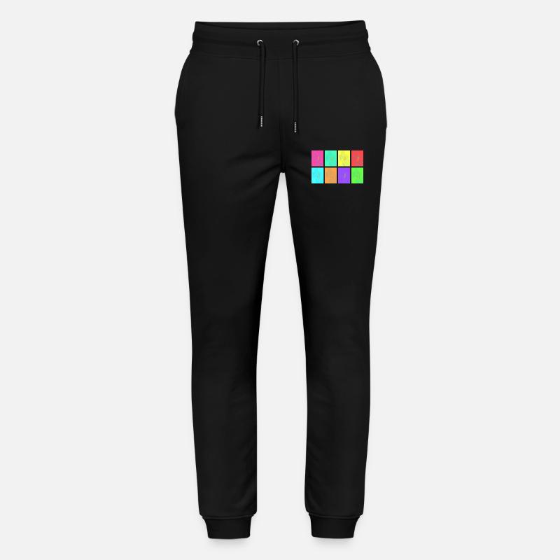 Rocksänger in der Pop Art - Stanley/Stella Unisex Bio Jogginghose Mover  - Schwarz