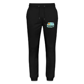 L’Espagne et la Finlande drasent 100% génie - Pantalon de jogging bio MOVER Stanley/Stella unisexe - noir - Devant - Marisol (170cm) & Nik (191cm)